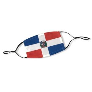 Dominican Republic Full Printed Flag Face Mask